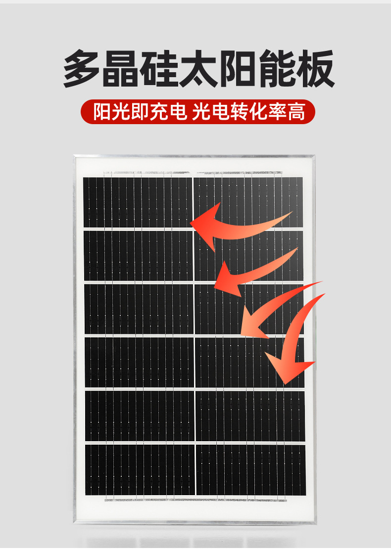 Solar lamps, household cross-border outdoor garden lighting, street lamps, led high-power floodlights, ultra-bright and waterproof pic 9