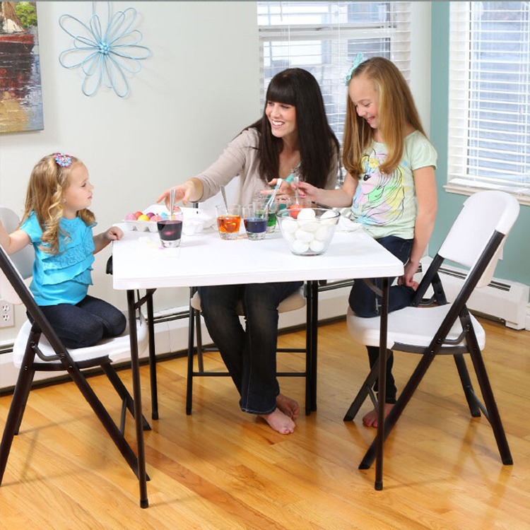 Portable folding table, outdoor plastic table and chair, sales stall table, rectangular study desk, home dining table, dining table Specification image
