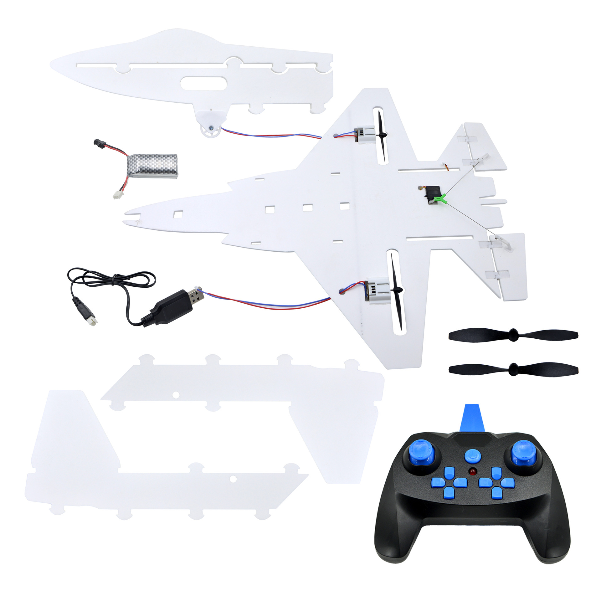 Hangda remote-controlled J-31 fighter jet controllable tail fin three-channel differential anti-drop toy scientific equipment Magic board Application Scenario