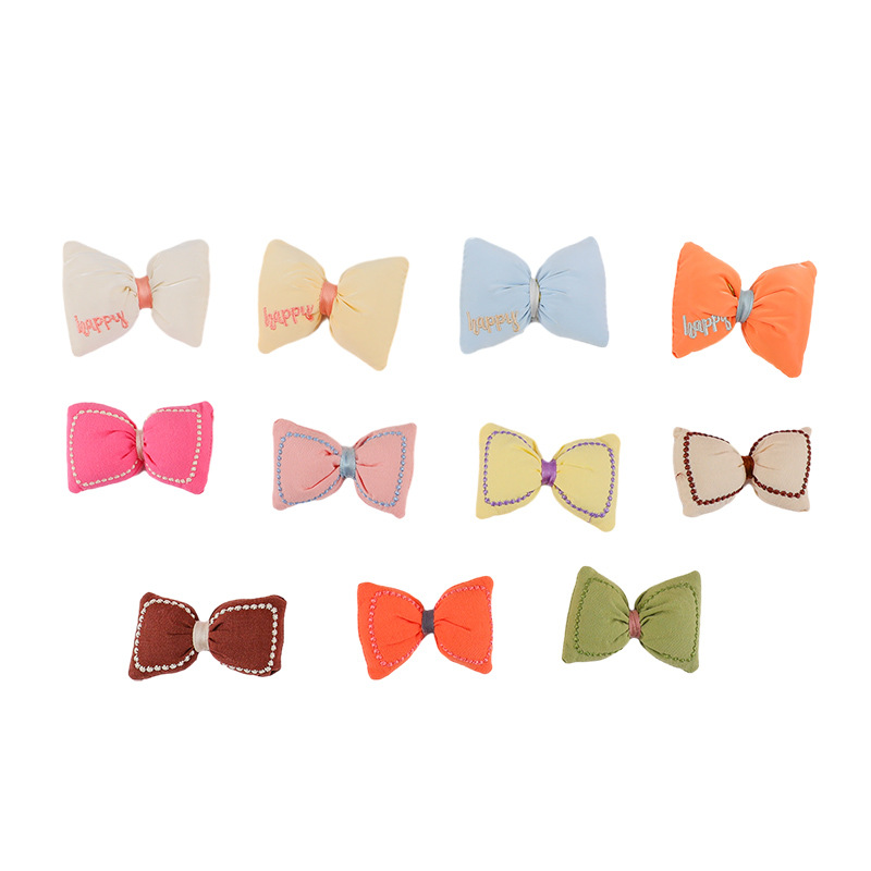 Diy Bow Accessories Fabric Cute Accessories Accessories Children's Clothing Accessories Hairpin Decorative Bag Small Pendant Item Picture