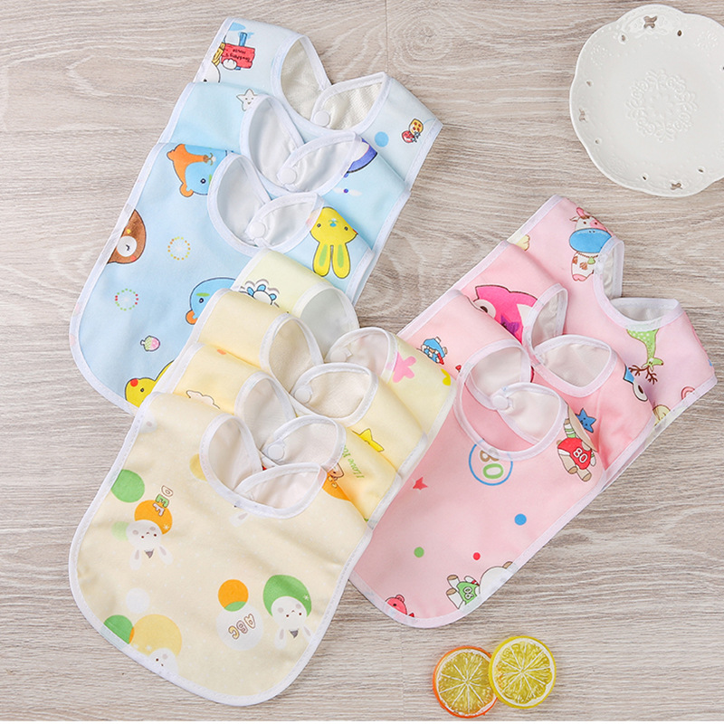 Baby waterproof wipes, crystal velvet wipes, cartoon baby bibs, bibs, online store, free small gifts wholesale Specification image