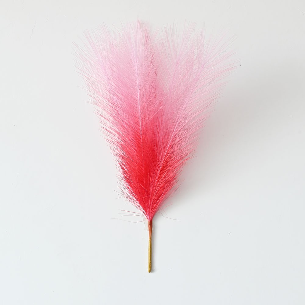 仿真渐变色芦苇烟花潘帕斯草狗尾草6叉亚马逊跨境款 北欧橱窗装饰