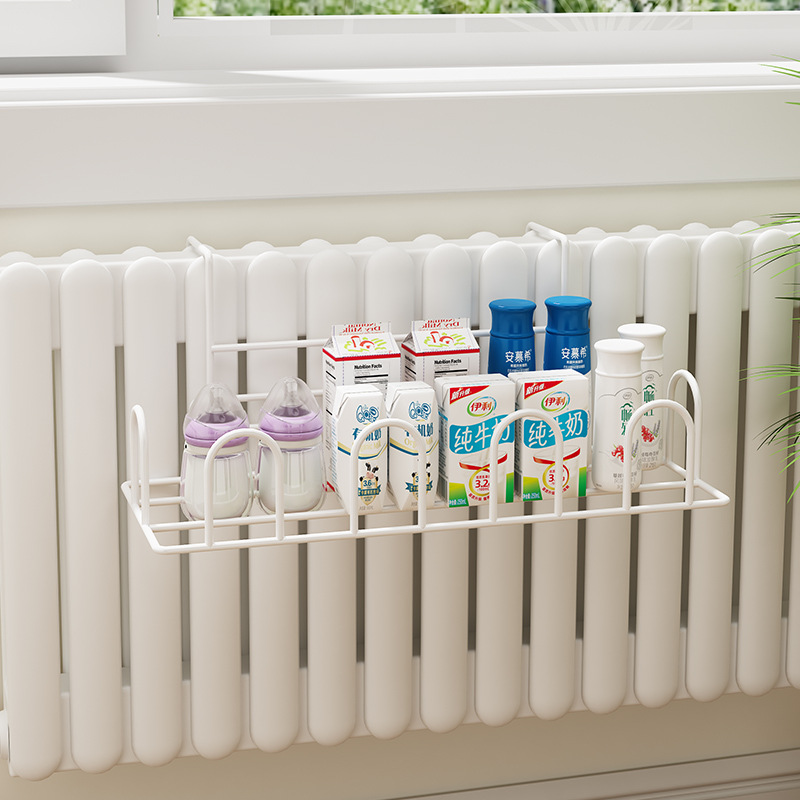 Radiator clothes drying rack, hooks on household heating pipes, storage rack, clothes hanger, radiator clothes drying rack, shoe rack Application Scenario