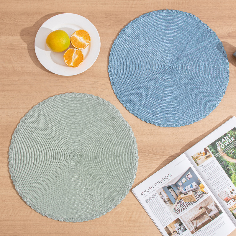 Cross-Border E-Commerce Bestseller Braided Pp Tablecloth, Heat Insulation Pad, Table Decoration, Simple And Light Luxury Tablecloth For Hotels details Picture