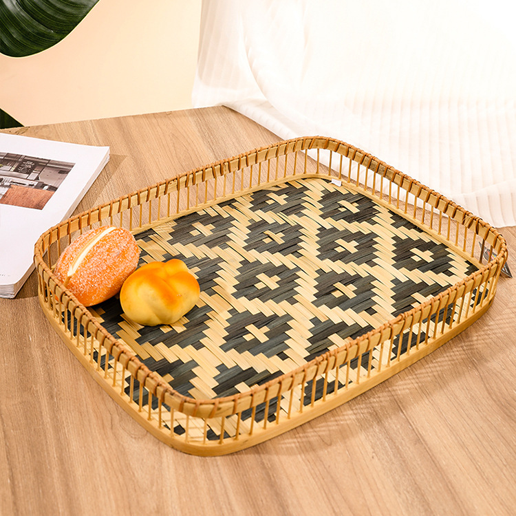 编织竹/竹编/花篮/储物篮/纸花篮产品图