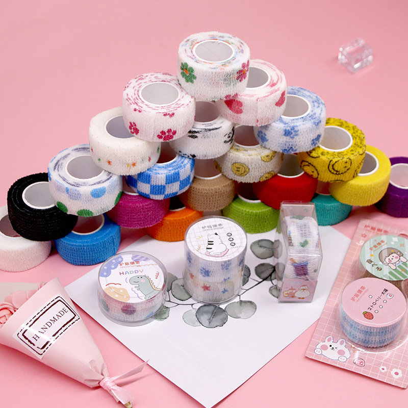 Finger bandages, children's learning, writing and sports non-woven fabric elastic finger protection straps, direct supply and wholesale from the manufacturer full figure
