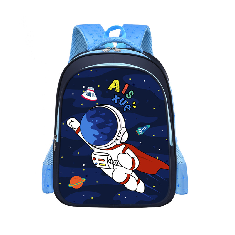 Mochila escolar para niños nuevo 1-3er grado para niños y niñas dibujos animados lindo reducción de carga ligera protección de dorsal mochila de hombro para estudiantes de primaria Item Picture