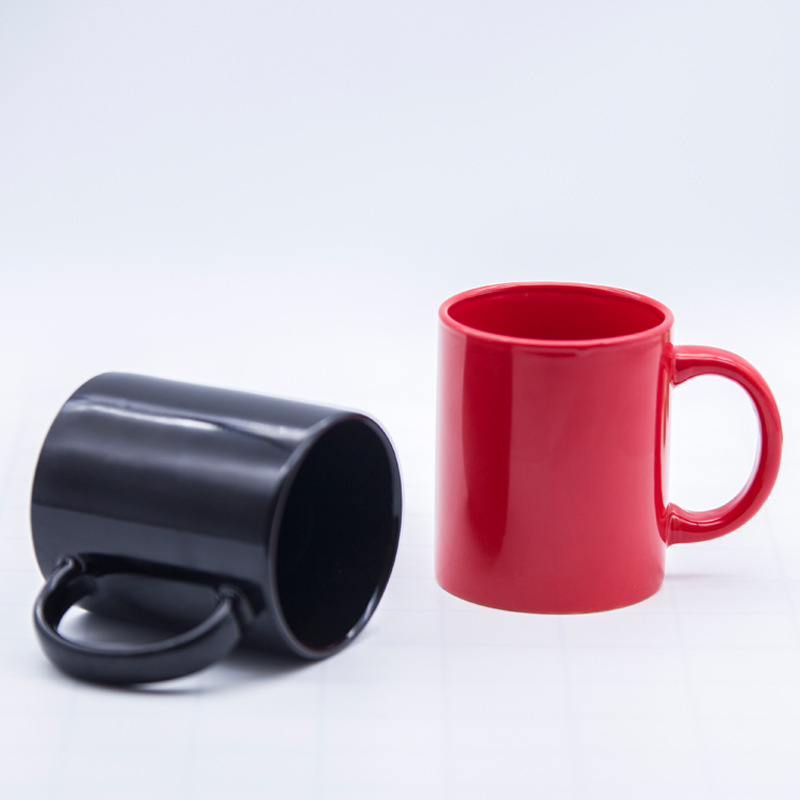 Factory Wholesale Mug Printing Logo Cup Two-Dimensional Code Advertising Cup Simple Cup Hotel Cup Application Scenario