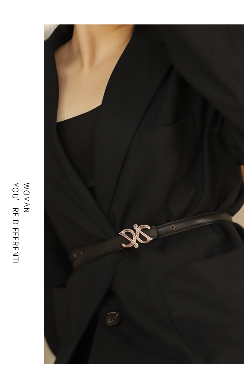 网红同款真皮女士腰带简约百搭高级感装饰配西装牛仔皮带工厂现货详情21