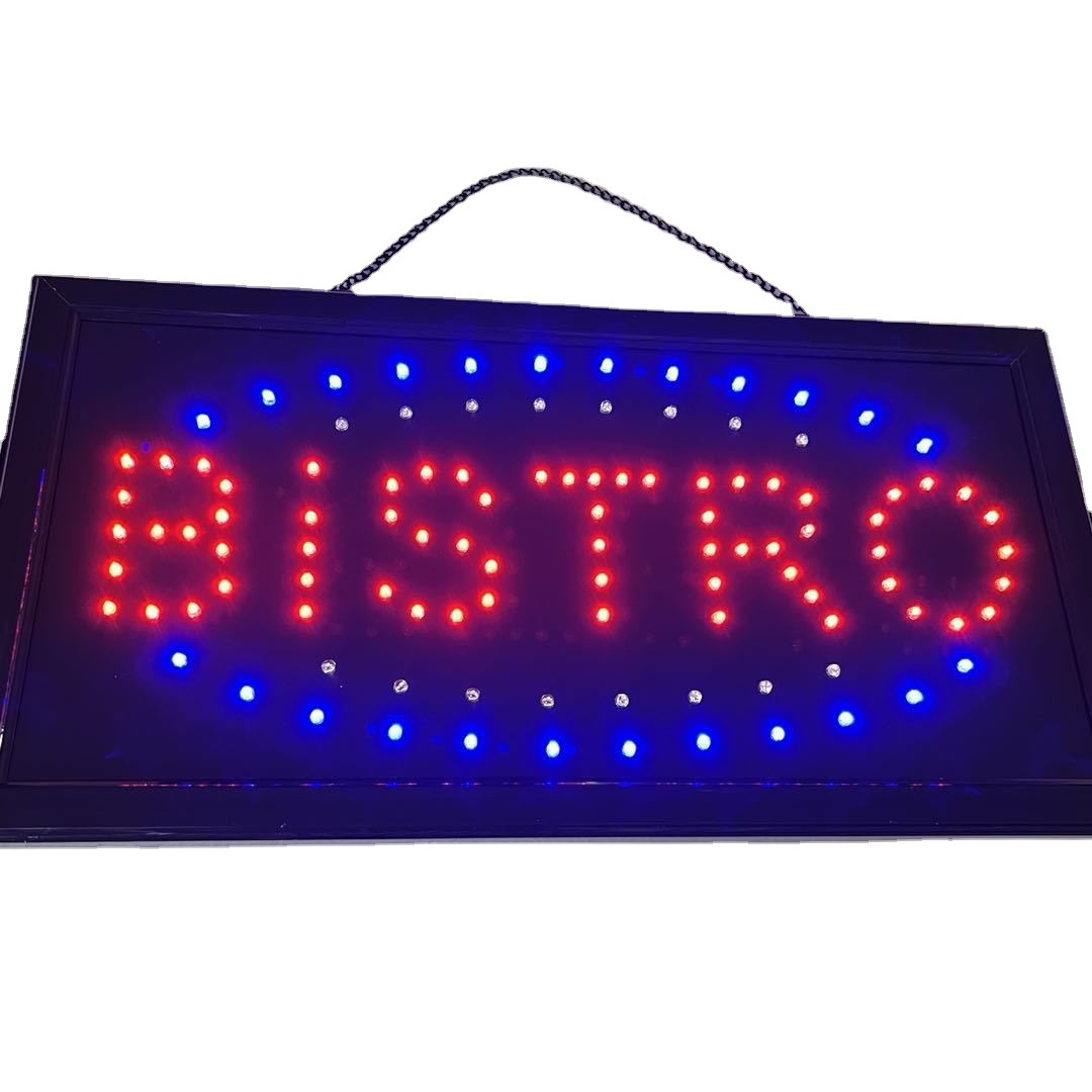 LED广告牌led灯欧美款式 跨境电商亚马逊19*10指示灯牌 billboard