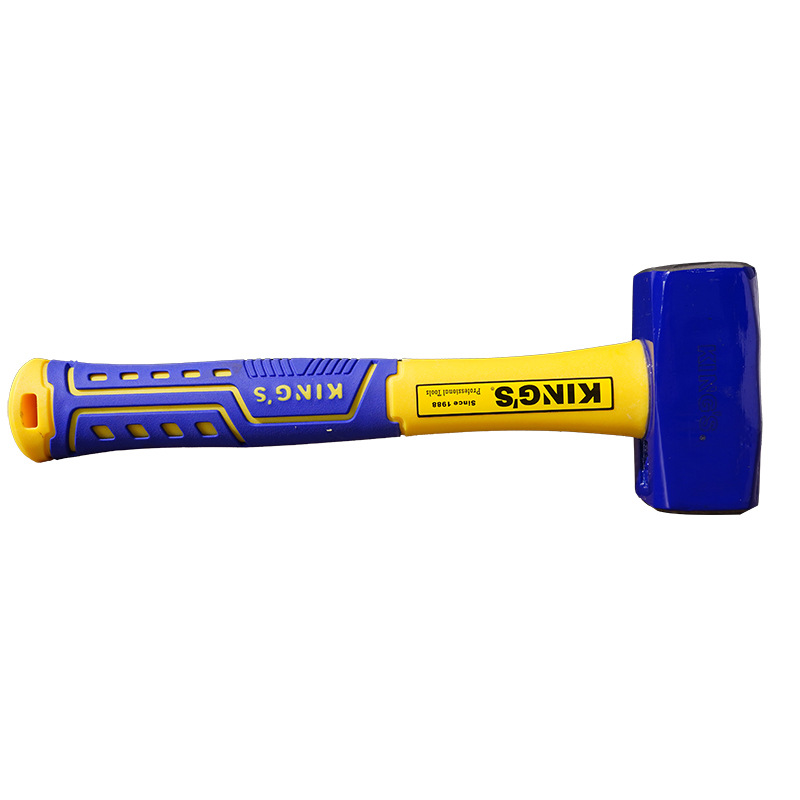 Masonry Hammer Source Manufacturers Wholesale Custom Plastic Handle High Carbon Steel Hammer Hammer Hammer Head Square Hammer Anti-Slip Heavy Industry Hammer Item Picture
