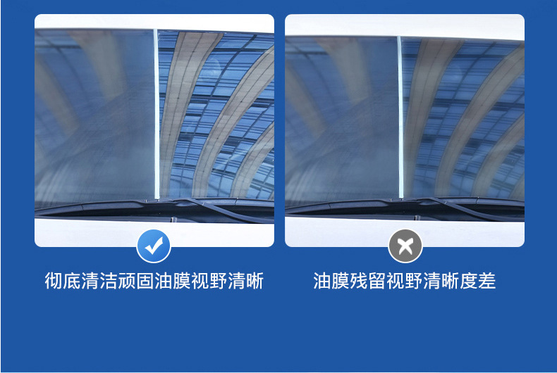 汽车油膜玻璃清洁乳车窗清洗剂塑料玻璃通用清除抖音快手一件代发详情13