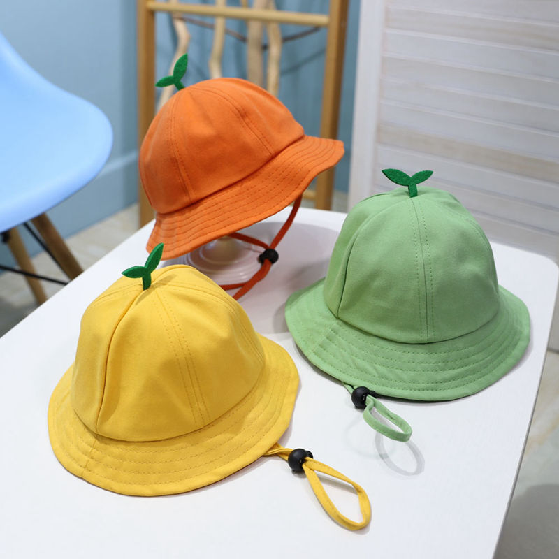 Sombreros niños verano hombre niña protección solar sombreros amarillos bebé sombreros de sol primavera otoño bebé slim sombreros de pescador