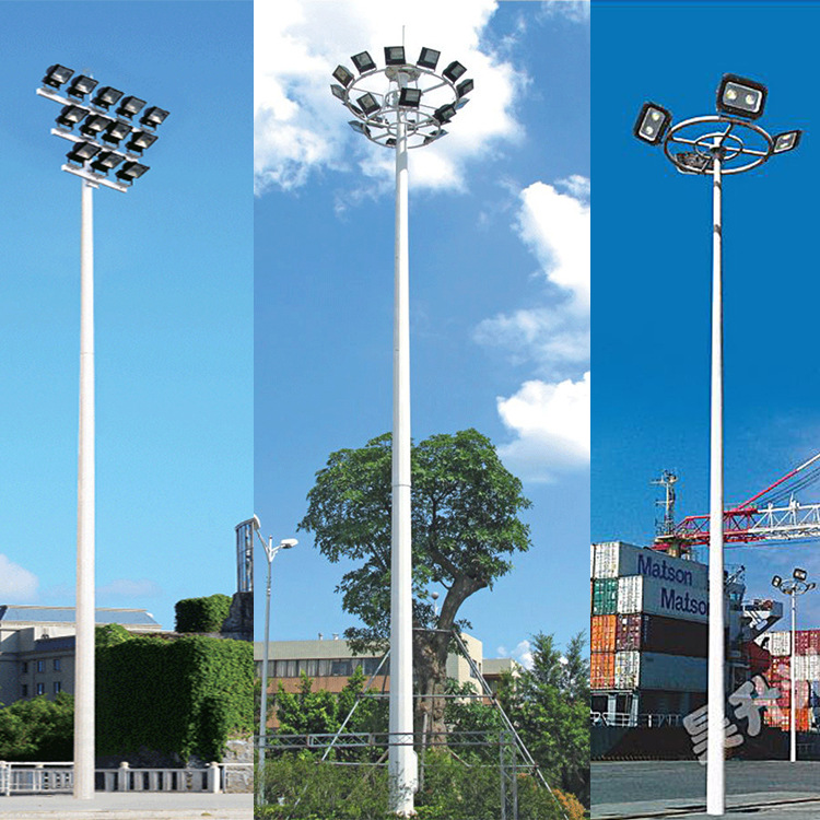 Solar court light LED projection light Outside basketball court football field light Outdoor square light high pole light