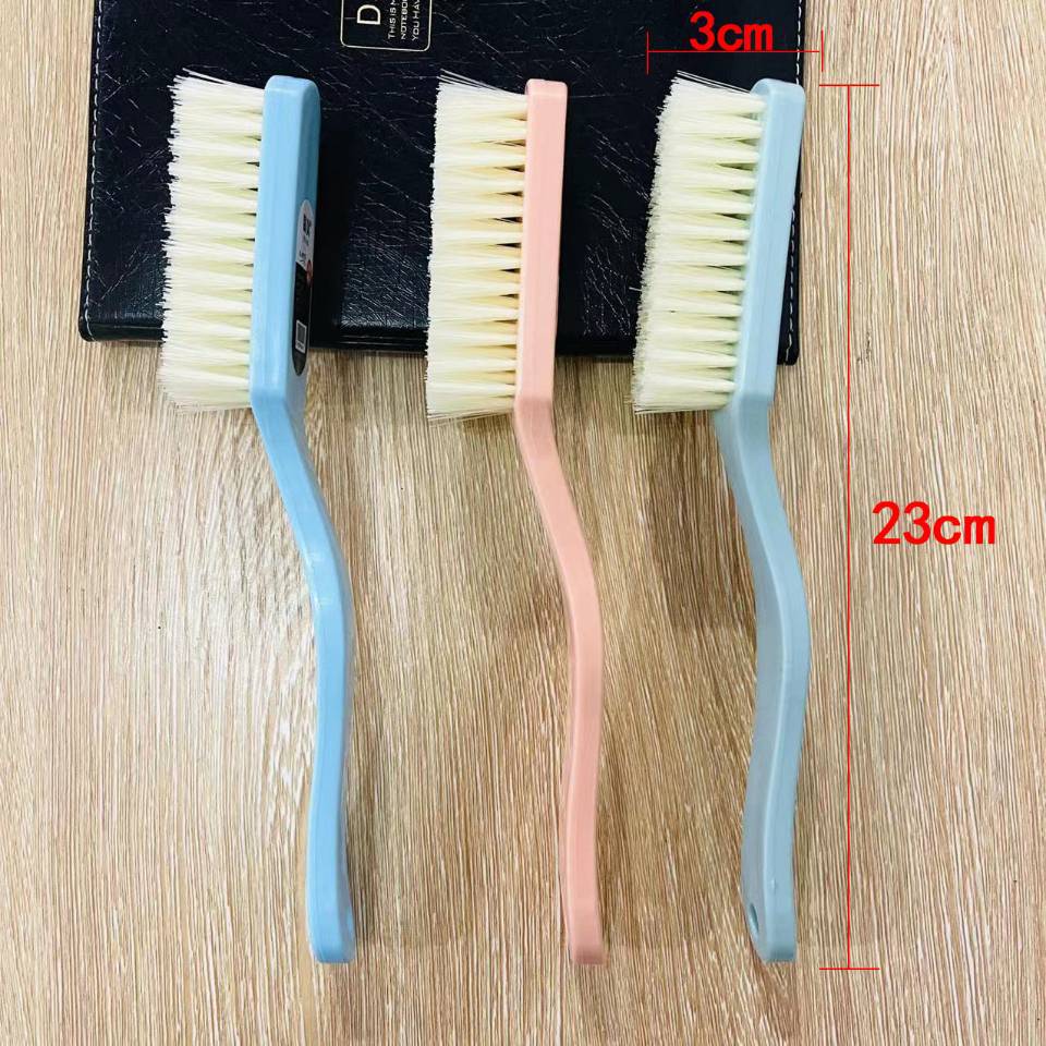 0814 Shoe brush, soft bristle shoe brush, cleaning brush, long-handled shoe brush, Nordic clothing brush, plastic brush, one yuan, two yuan, general merchandise