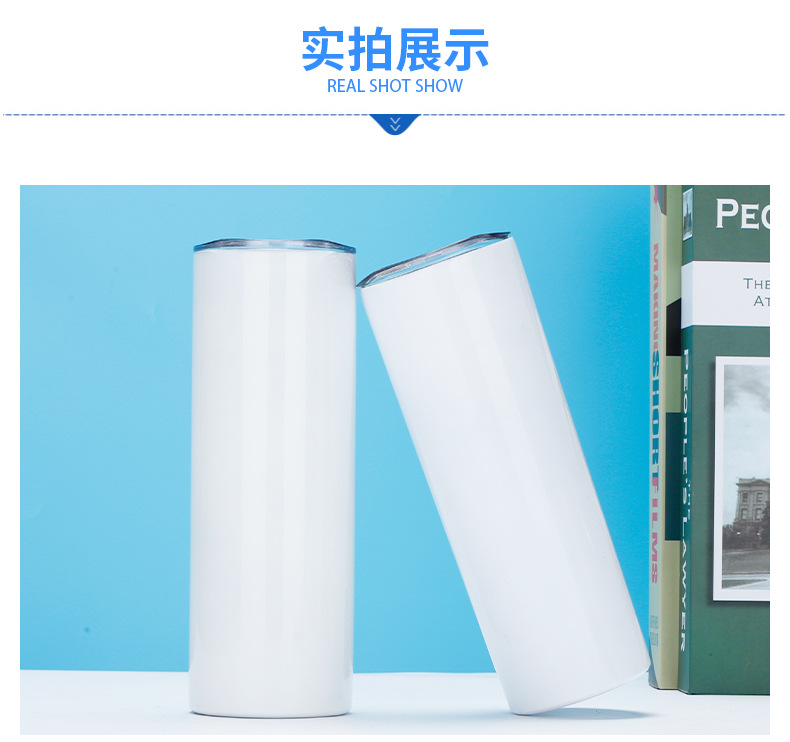 跨境30oz不锈钢汽车杯高颜值20oz热升华直杯保温杯水杯定制logo详情8