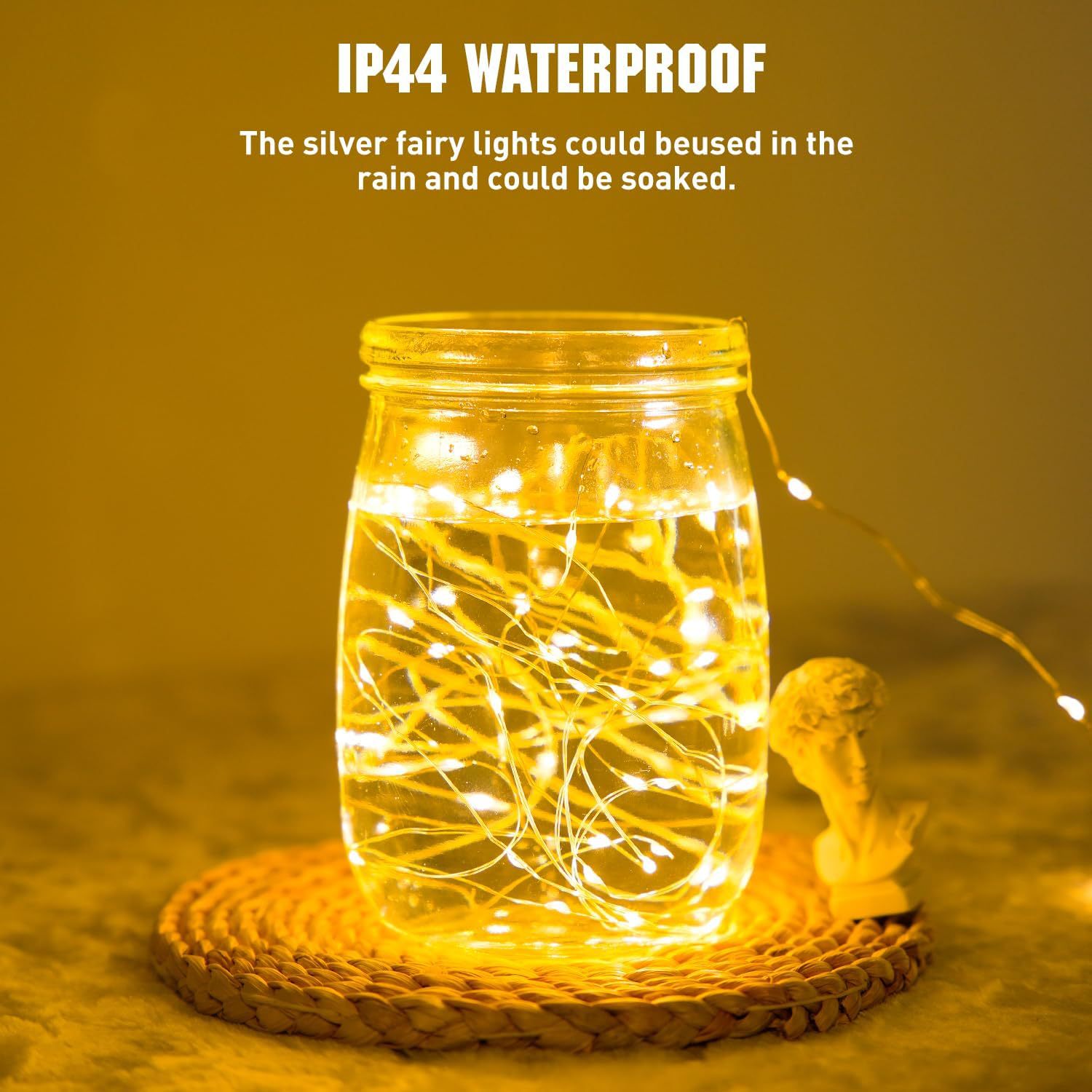 Wholesale of led copper wire lights, battery box lights, string lights, light-emitting light strips, corrugated ball string lights, handicrafts, wound copper wire colored lights Application Scenario