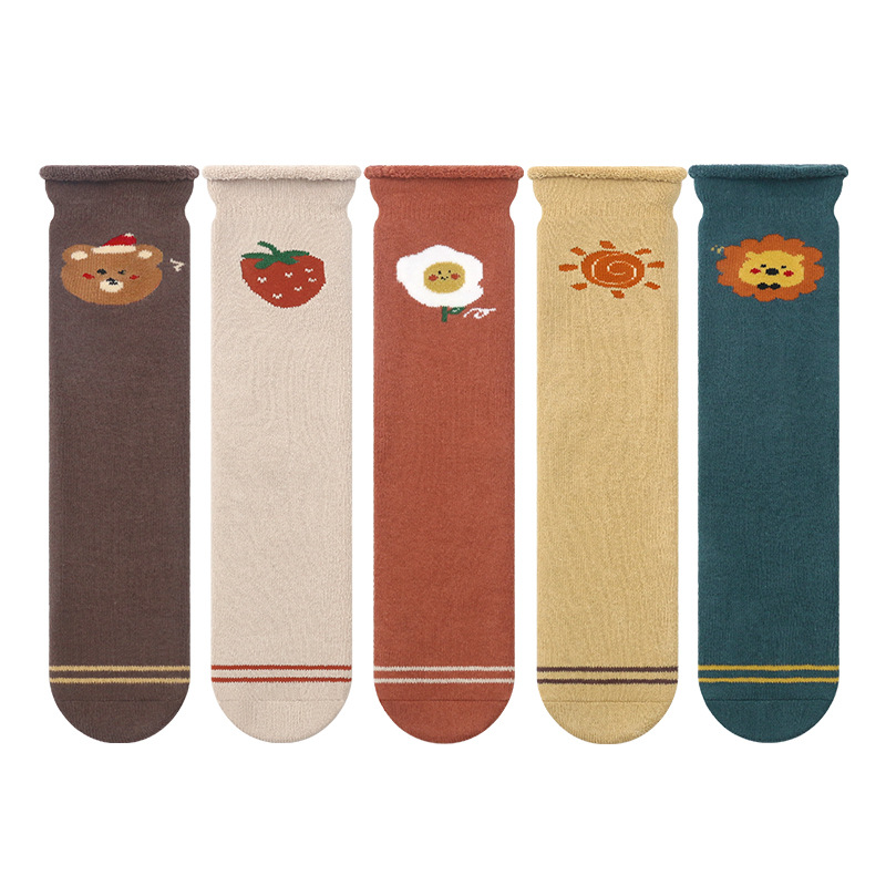 22 engrosado bebé sobre la rodilla toalla calcetines para bebés y niños pequeños medianos grandes calcetines de peluche sueltos calcetines de cuello alto Item Picture