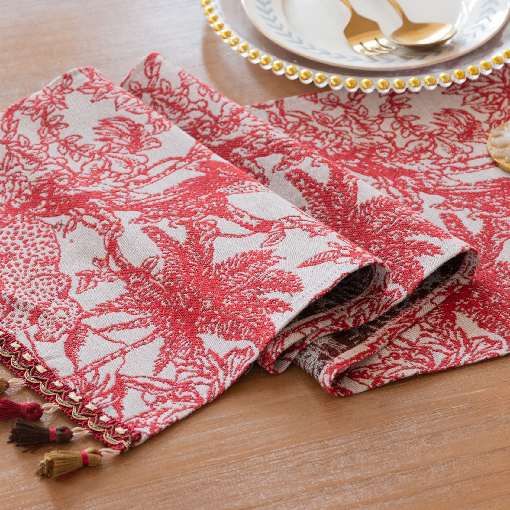 New Bohemian ethnic style heat insulation and anti-scald long strip Suzhou table flag Tea Flag TV cabinet cover wholesale from the manufacturer pic 142