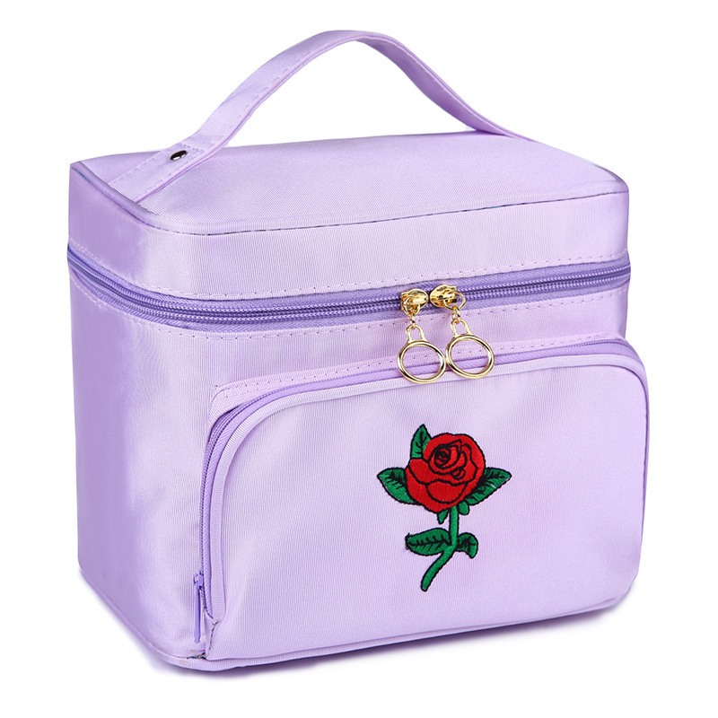 New Korean-style multi-functional waterproof travel makeup bag, large-capacity hand-held women's storage bag, zipper portable toiletry bag Item Picture