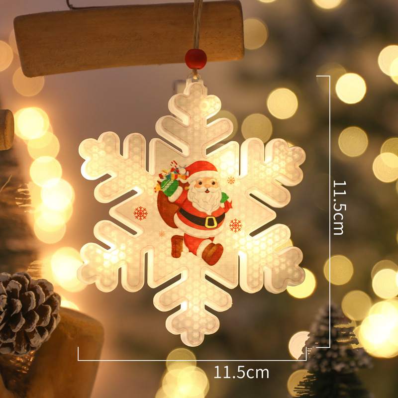 圣诞节圣诞树装饰挂灯LED彩灯闪灯串灯满天星电池灯新款详情图4