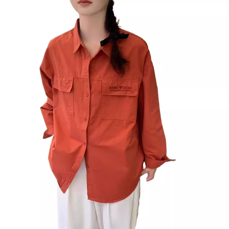 女士保暖衬衫/衬衫/衬衫纯棉灯芯绒/保暖衣/小香风外套白底实物图