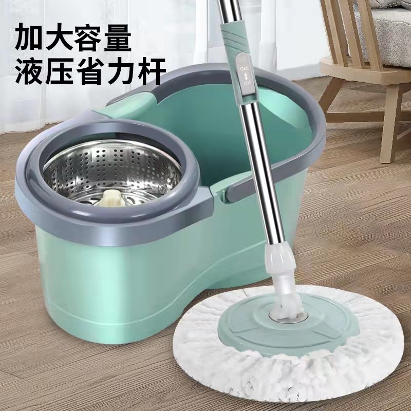 Thickened rotary double drive mop bucket lazy good God drag home hands-free mop bucket mop mop mop mop mop thumbnail
