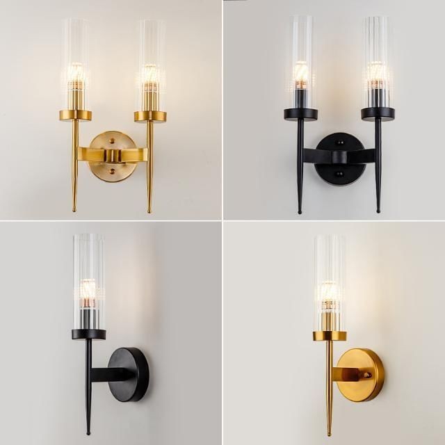 Cross-border modern Nordic bedroom wall lamps, bedside lamps, simple living room decoration, led wall lamps for corridors and passageways, Zhongshan lamps details Picture