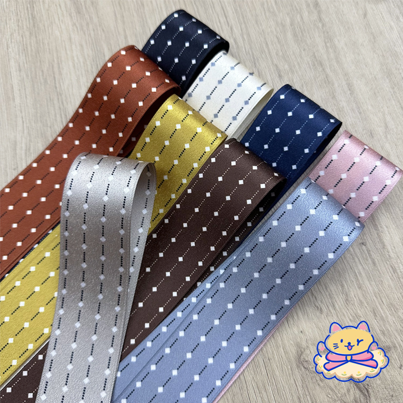 Vintage Senior Stripes Dots With Handmade Diy Hair Accessories Bow Material Clothing Straw Hat Accessories Gift Box Packaging details Picture
