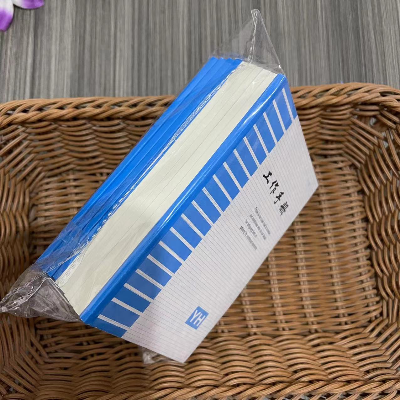 作业本/A7日记本/文创产品/国誉/牛皮本白底实物图