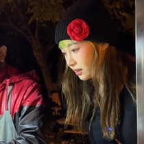 Internet celebrity Plankton young same style hat 2021 couple show thin loose dome winter camellia wool knitted cap tide