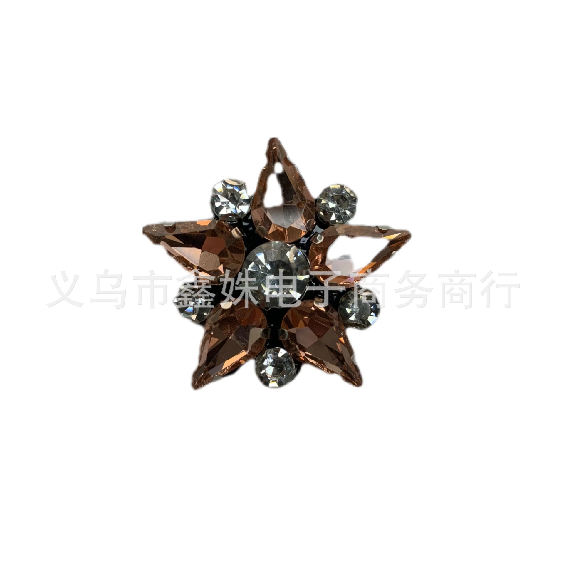 New star fabric applique rhinestone patch beaded clothing and accessory applique decoration Item Picture