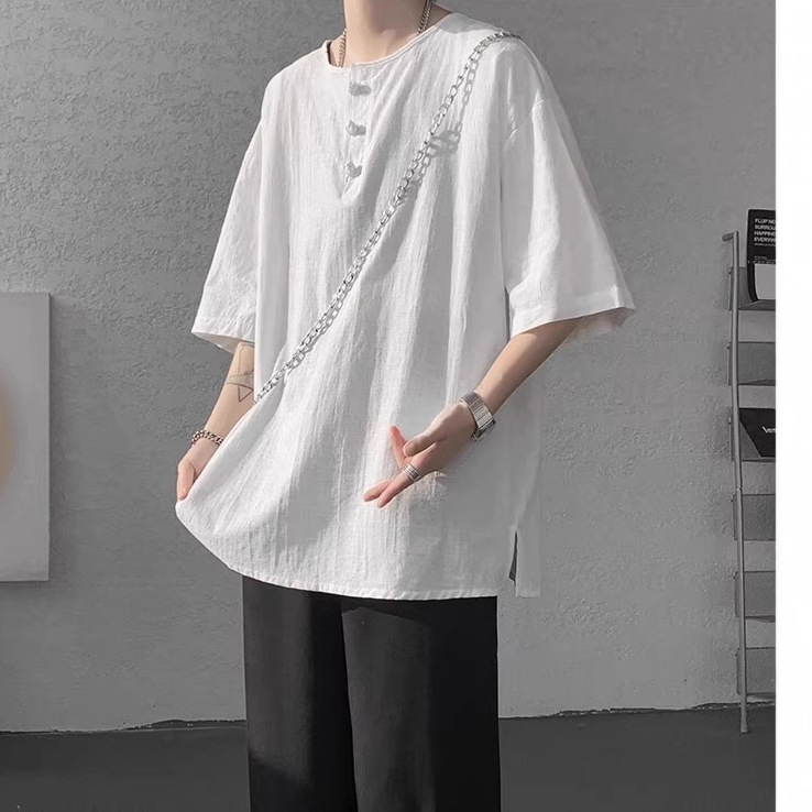 Customized Chinese-style loose Tang T-shirt super factory in Kingston, Washington, USA, based on your provided samples details Picture