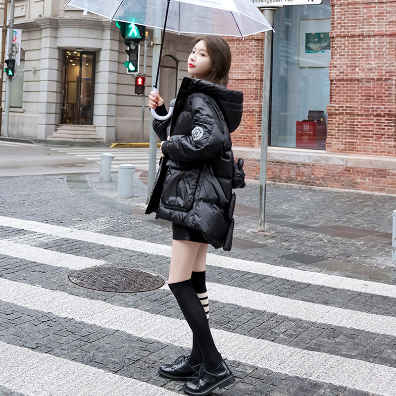Down jacket for women 2023 new winter thickened white duck down warm coat, stylish for short students, mid-length style Application Scenario
