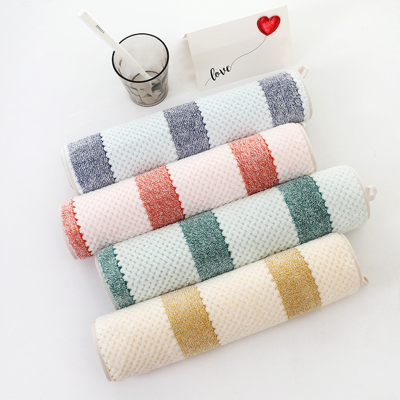 【LOVELY HOME】【 Hold Jia 】 Towel New Chinese knot towel coral velvet couple thick household face towel merchant super gift towel Specification drawing