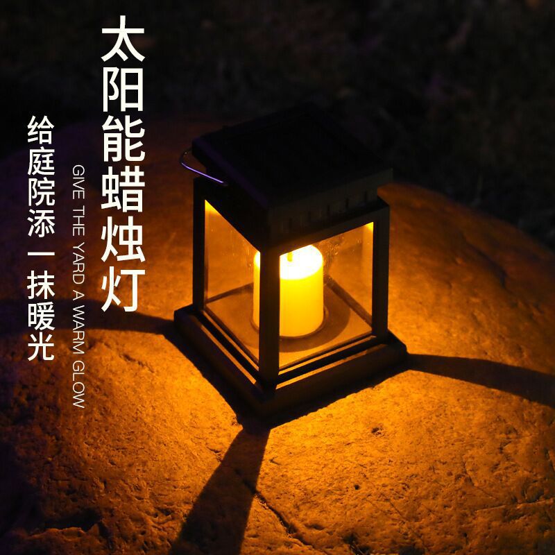 Solar Candle Lights Led Outdoor Garden Garden Villa Decoration Small Palace Lights Amazon Hot Selling Atmosphere Lights