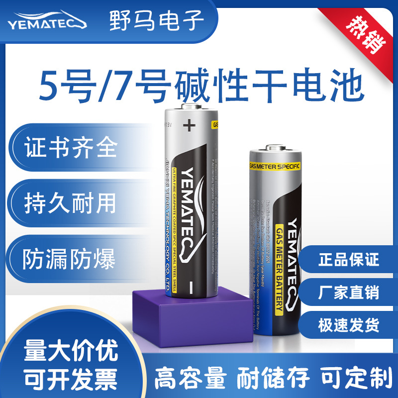 7号5号碱性电池 AAA1.5V 摇控器电子称美容仪玩具 七号五号电池