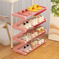 Dormitory shoe rack Small simple multi-layer shoe storage under the student table shoe rack to save space bedroom rental room