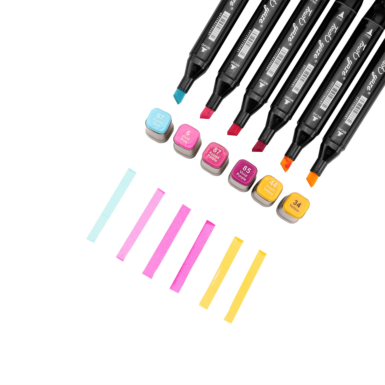 touch double-headed 24-color marker pen set, 80-color and 48-color oil-based children's watercolor pens for schoolchildren Application Scenario