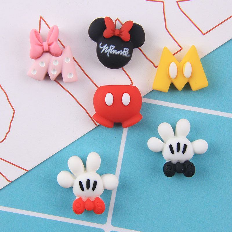 Cartoon mini letter resin cream glue phone case headband hair clip accessories diy factory wholesale water cup post Specification image