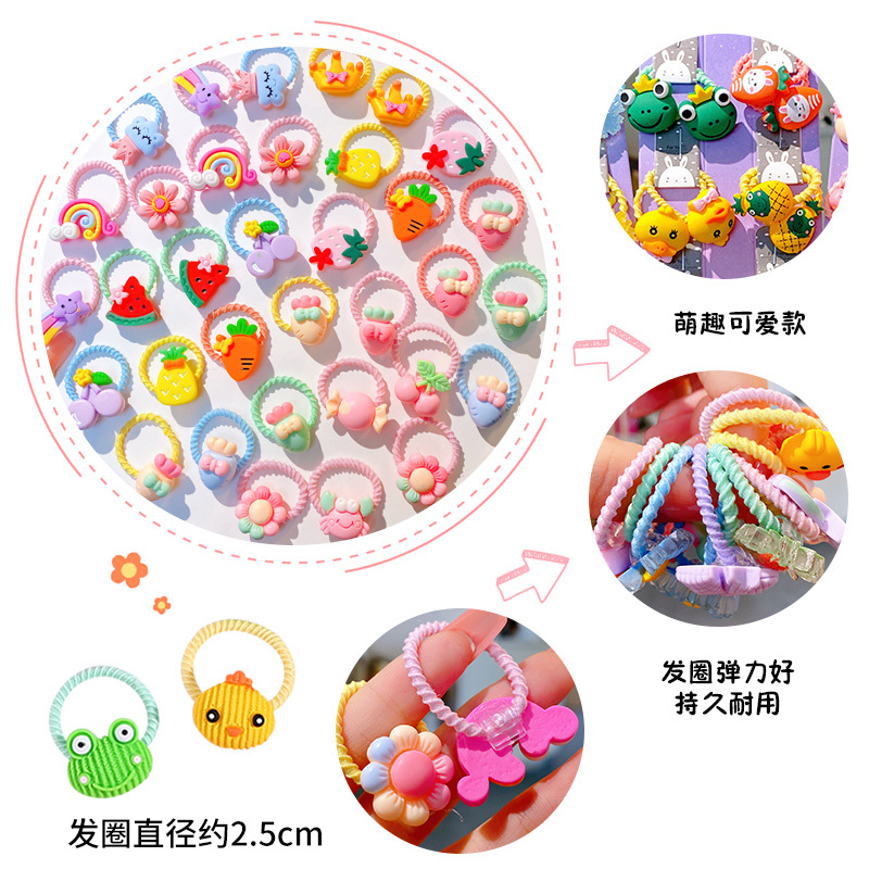 Fruit Cute Little Rubber Band Baby Braids Baby Hair Accessories Headband Hair Rope Headstring Children Girls Girls Application Scenario