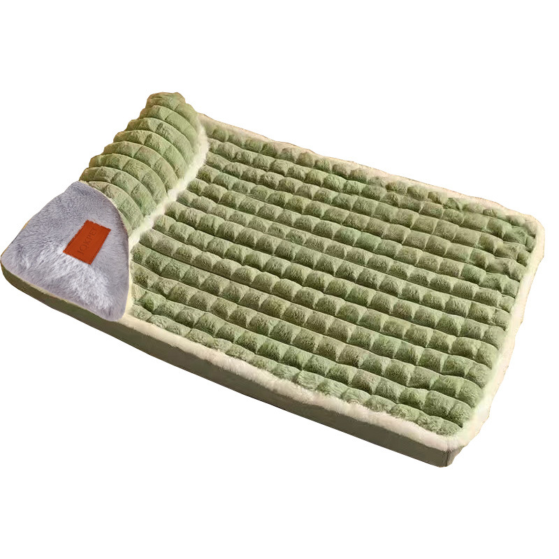 Winter pet sleeping MATS for warmth, detachable and washable, non-stick dog bed sleeping MATS, pet bed MATS, autumn and winter tear-proof floor blankets Item Picture
