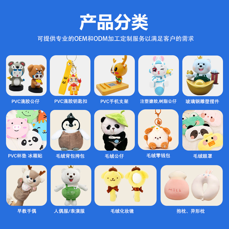 Customized injection-molded cartoon resin dolls, car ornaments, vinyl handicrafts, anime blind boxes, figurines, mascots Application Scenario