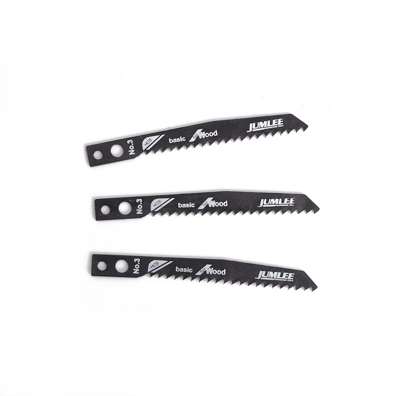 JUMLEE NO.3 Curved saw blade Wood, board and plastic fast cutting type milling tooth saw blade, 5 pieces per clamp details Picture