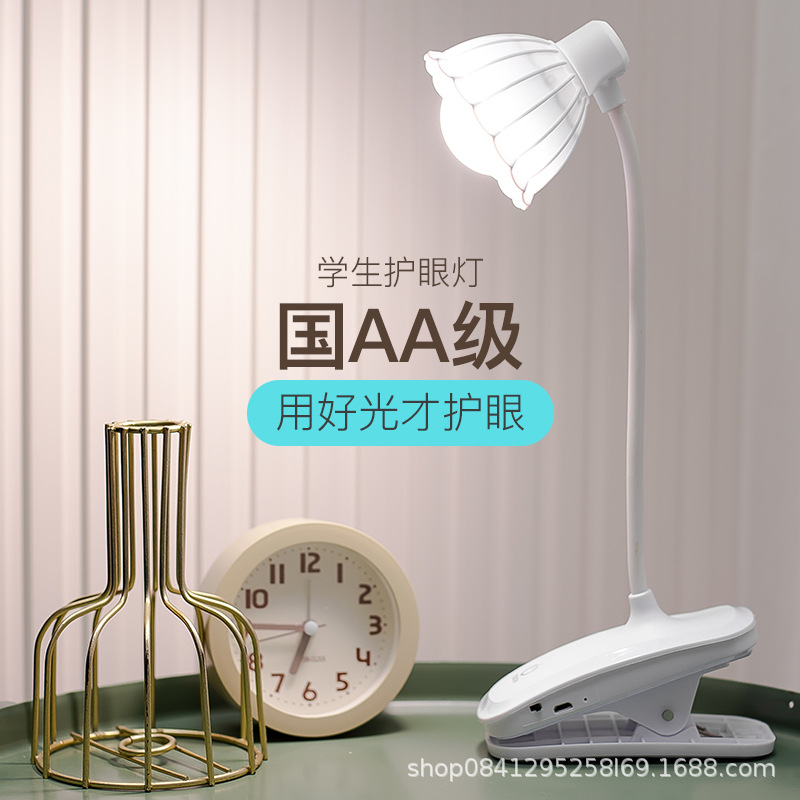 阅读护眼台灯/触摸USB台灯/跨境夹子台灯 学生宿舍床头灯细节图