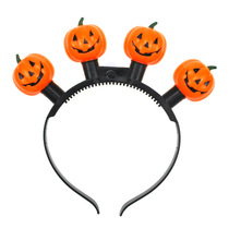 Cool Lester new Halloween pumpkin headband ghost festival LED light props light headband