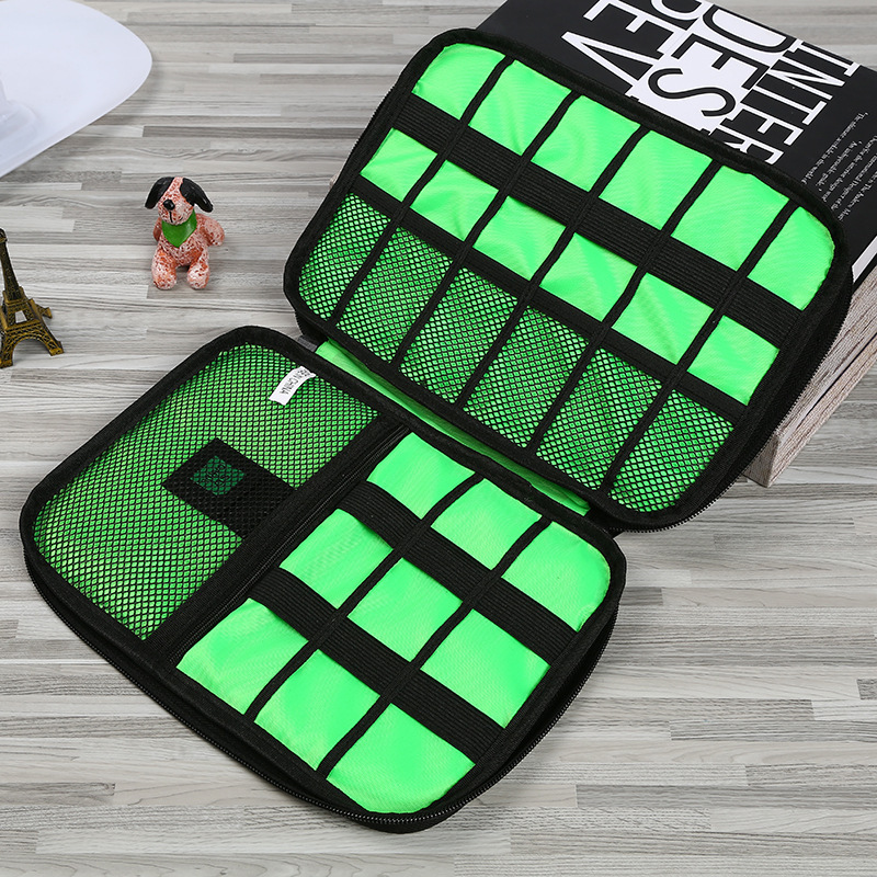 Mobile phone cable storage bag