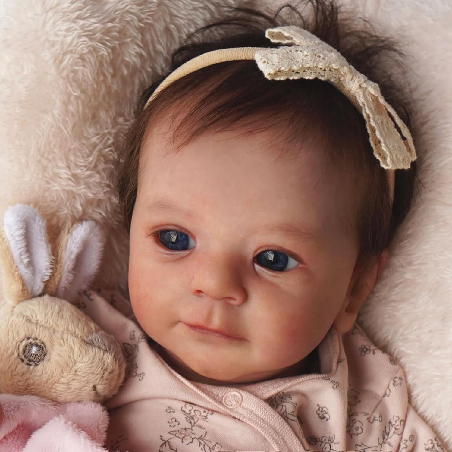 【工厂定制】新款18寸优质搪胶重生娃娃仿真婴儿可爱儿童玩偶