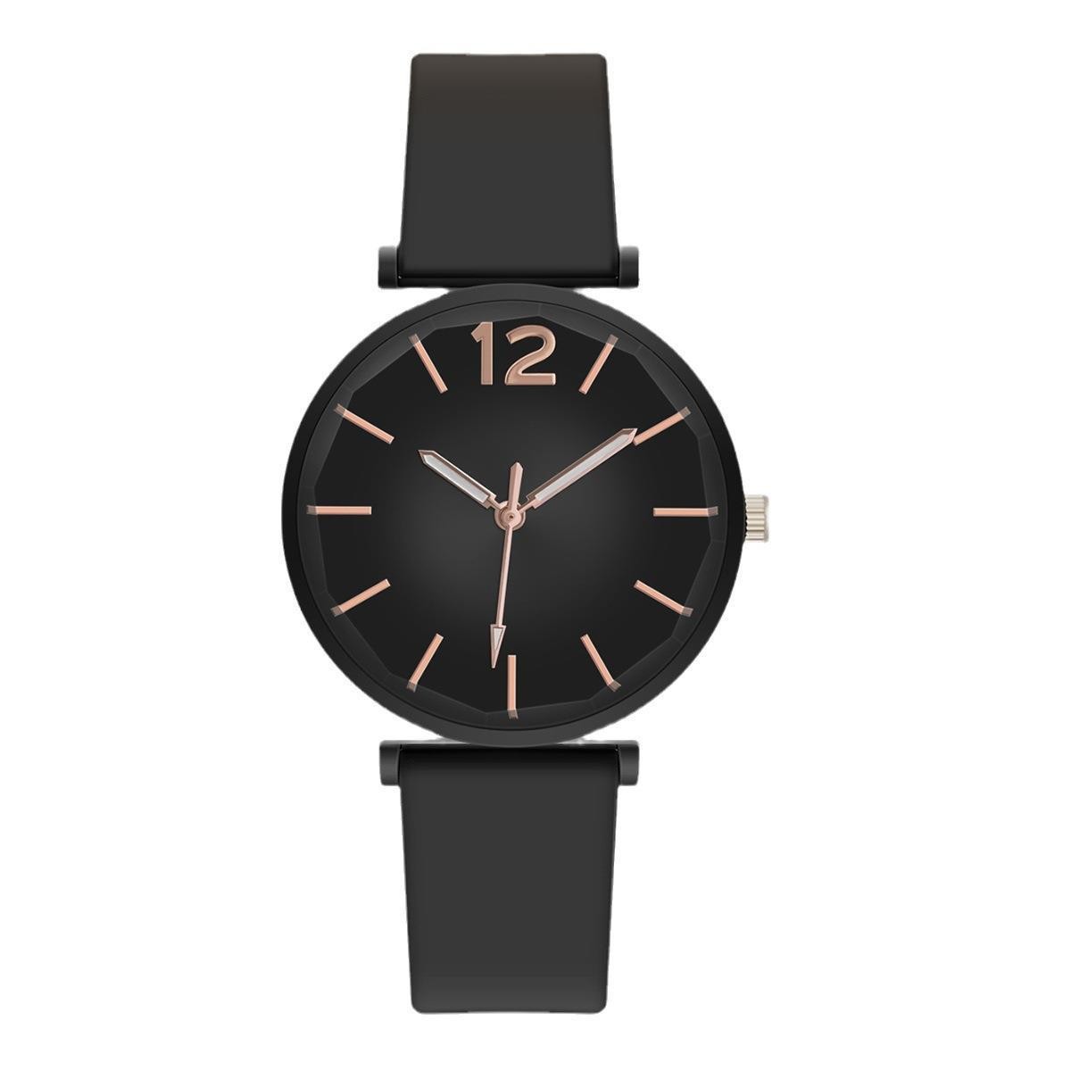 Cross-border new women's silicone watch bestseller, Small green simple and casual Douyin jelly watch in stock, wholesale from the manufacturer Item Picture