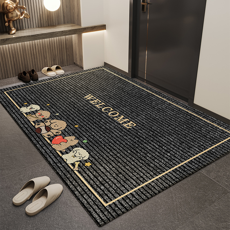 Cartoon floor MATS for entrance door MATS are dirt-resistant, easy to maintain, and have a high-end feel. They are also anti-slip foot MATS for rubbing against the soil at the door Specification image
